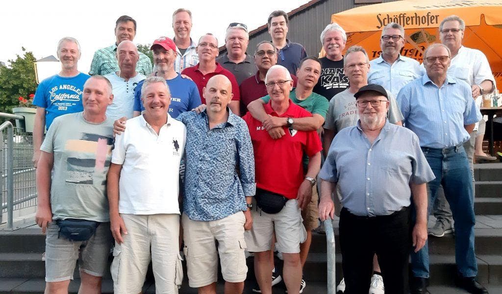 Wiedersehen der Reservemeistermannschaft des SC Steinberg nach 35 Jahren!